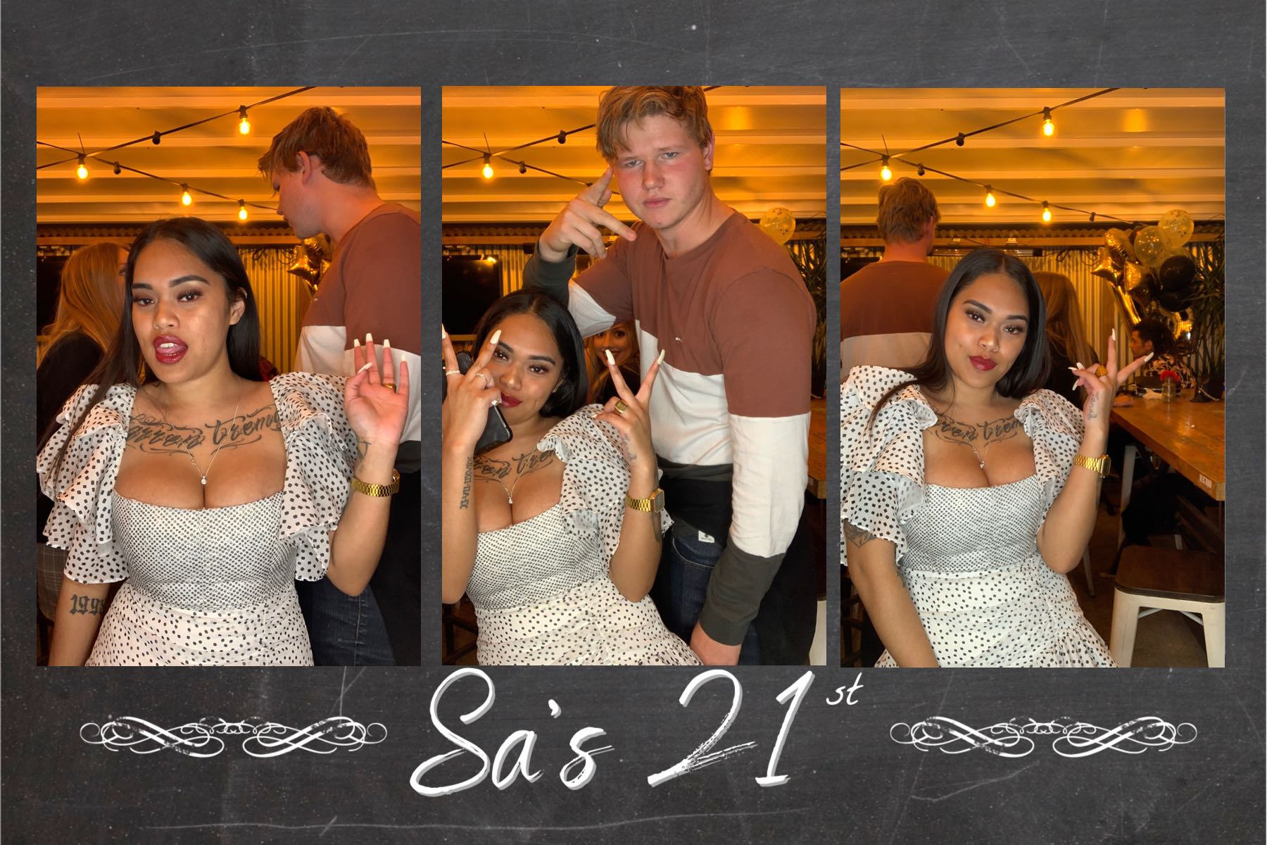 Sa's 21st | View more photos from the event at gallery.photobooth.co.nz/u/SelfieCentral/Sas-21st